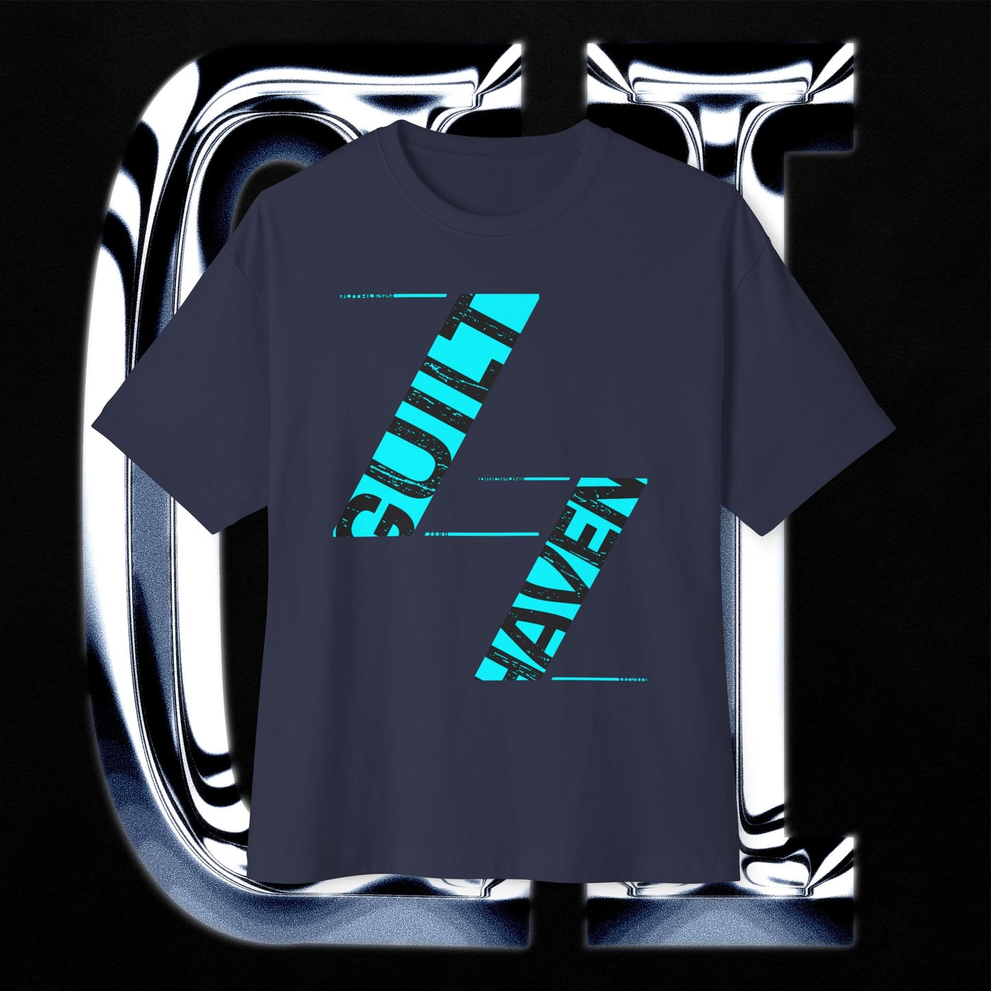 Modern 'Guilt Haven' Oversized T‑Shirt