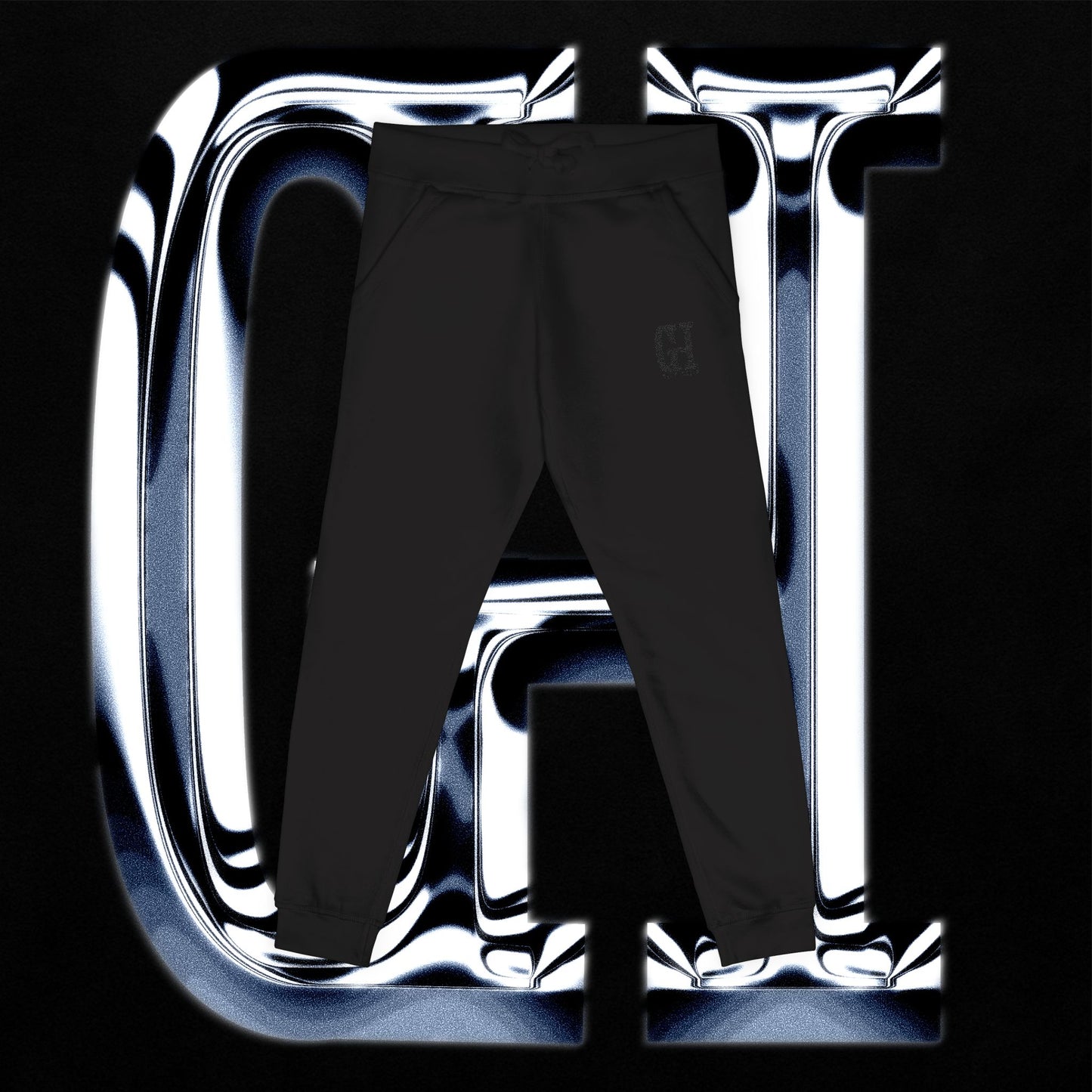 Guilt Haven Embroidered Sweatpants — Cozy Fleece Lounge Pants